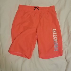 Hot pink swimming shorts